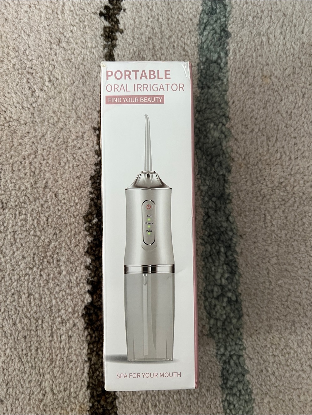 Portable Oral Irrigator Water Flosser - Pink